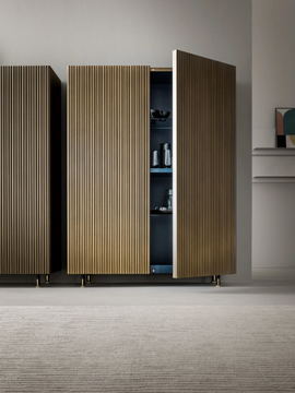 AERO - Wooden highboard with doors by Capo d’Opera - view 3